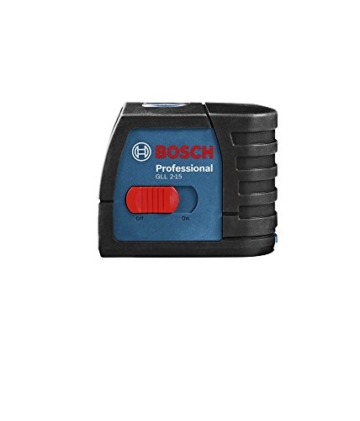 Bosch Professional GLL 2-15, 15 m Arbeitsbereich, Koffer, Laserzieltafel, Wandhalterung BM 3, 3 x 1,5-V-LR6-Batterien (AA) -