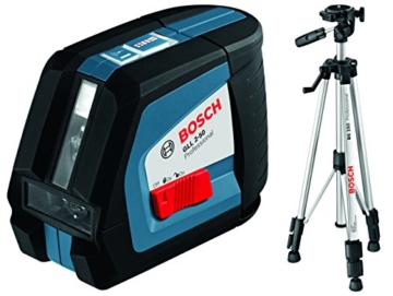 Bosch Entfernungsmesser Stativ : Kreuzlinienlaser bosch gll professional mit stativ