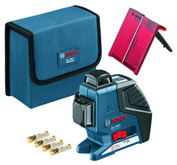 Bosch Professional Linienlaser GLL 3-80 P mit Schutztasche, 1 Stück, 0601063305 -
