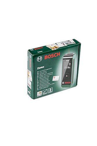 Bosch DIY Laser Entfernungsmesser Zamo 2. Generation, 2 x AAA Batterien, Karton (Arbeitsbereich 0,15 - 20 m, +/-3 mm Messgenauigkeit) - 